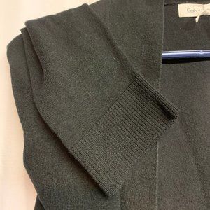 Calvin Klein Cropped Cardigan Sweater black M